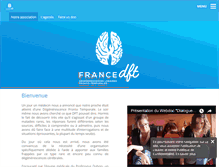 Tablet Screenshot of france-dft.org